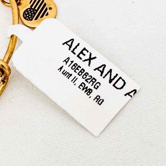 Alex and Ani Because I love you "Aunt" Bracelet w/Lavender Charm- NWT - Picture 4 of 7